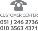 고객센터 051)246-2736 , 011)563-4371